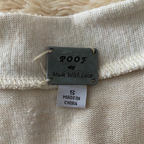 Button Down Sweater w/ Heart Detail - Picture 7 of 8